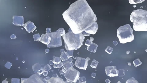 Many ice clusters Stock Footage 147835312