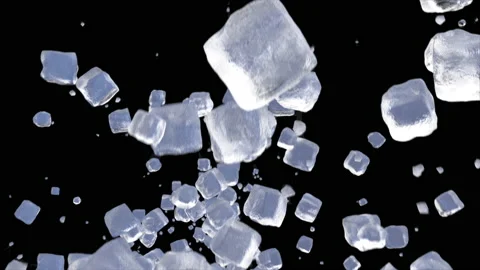 Many ice clusters Video stock 147843443