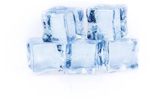 Many ice cubes Stock Photos