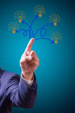 Many idea from finger Stock Photos