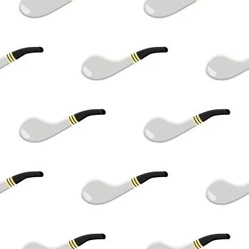 Many identical seamless types smoke pipes different size for tobacco Stock Illustration