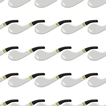 Many identical seamless types smoke pipes different size for tobacco Stock Illustration