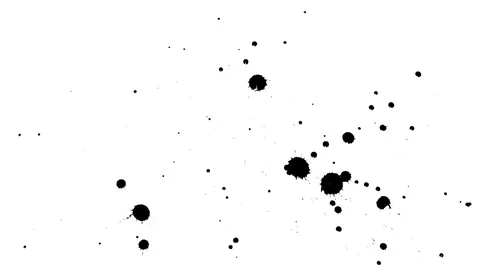 Many ink drops on dry paper 10 Stock Footage 70555590