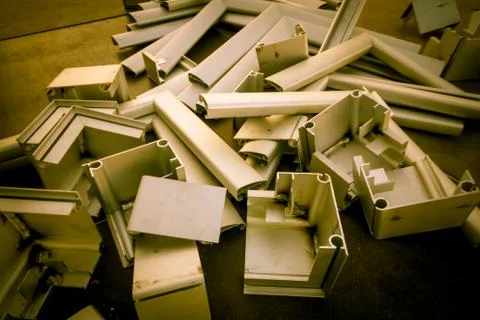 Many Junks Are on the Ground at the Construction Site Stock Photos