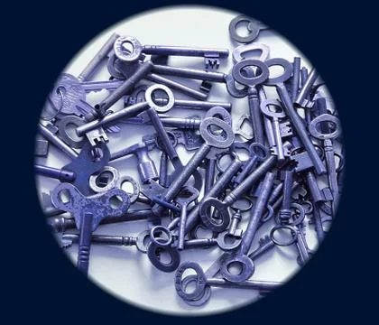 Many keys Stock Photos