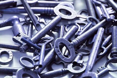 Many keys Stock Photos