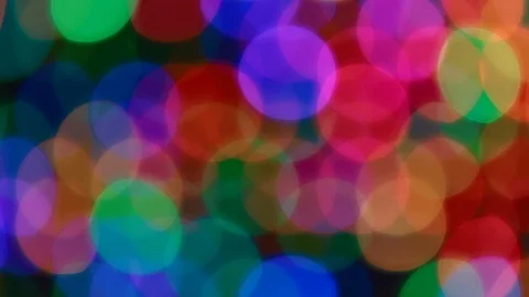 Many large bokeh fast lights background Video stock 126614456