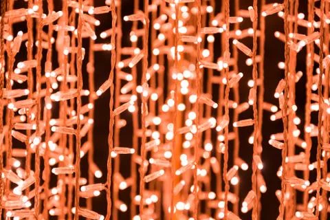 Many led light bokeh abstract background Stock Photos