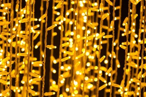 Many led light bokeh abstract background Stock-Fotos