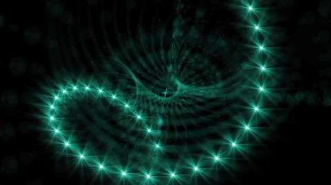 Many Light Flashes Effect Over Black Background. Stock Illustration