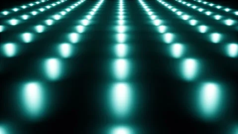 Many lights glowing in blackb ackground. wall or floor with shiny bright obj Stock Footage 248756599
