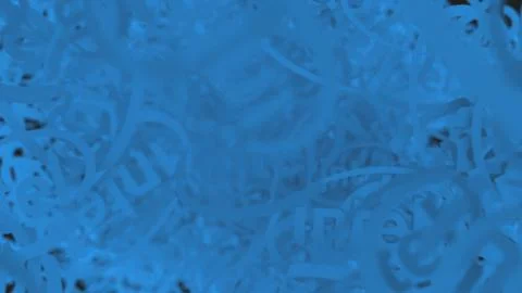 Many logos of INTEL. Editorial 3D rendering background Stock Illustration