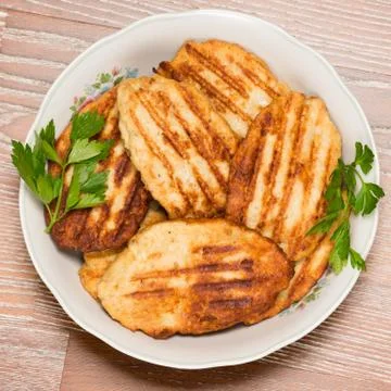 Many meat cutlets, Stock Photos