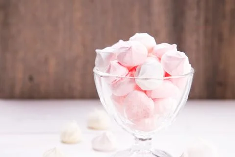 Many meringue in studio Stock Photos