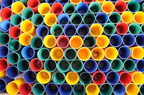 Many mini glass colored for web background. Stock Photos