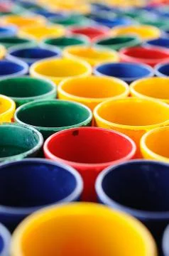 Many mini glass colored for web background. 库存照片
