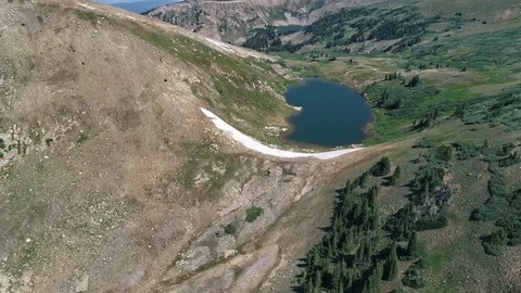 Many mountain lakes Stock Footage 94978758