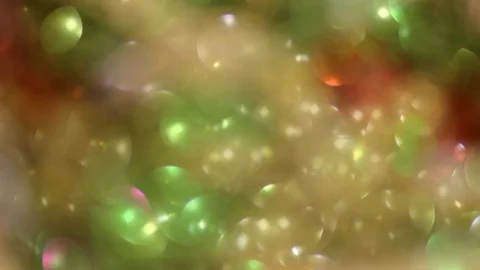 Many multi-colored sparkling Christmas tree decorations in box. Video stock 70797268