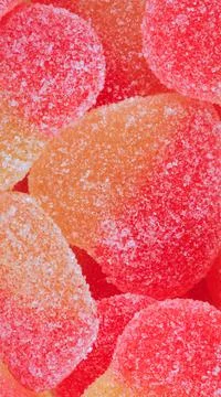 Many Multicolor Fruit Jelly Foto stock