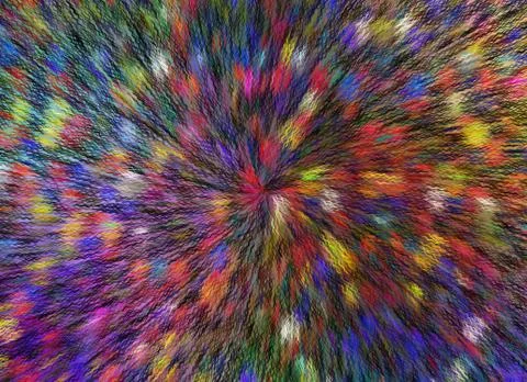 Many multicolored rays Ilustração Stock