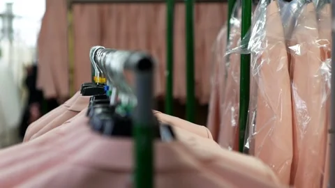 Many new jackets. Stock Footage 147534385