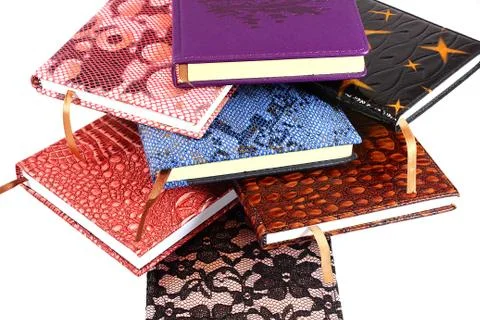 Many notepads Stock Photos