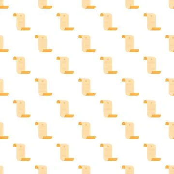 Many old parchment scrolls creating a seamless pattern Illustrazione stock