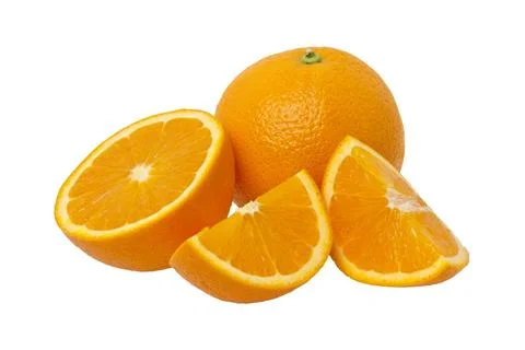 Many orange fruit Stock Photos