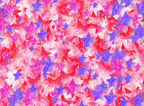Many painted stars background Stock Illustration