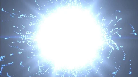 Many particles. Atomic particles. The motion of particles in space Stock Footage 75255979