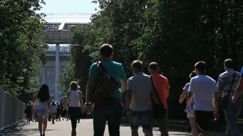 Many people 14 Stock Footage 12630947