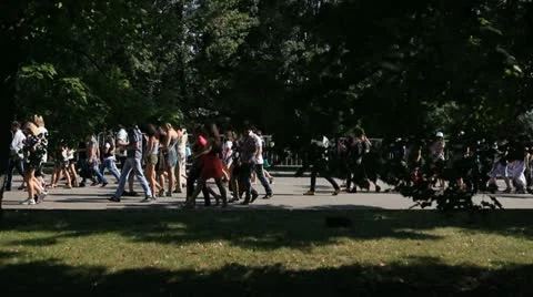 Many people 15 Stock Footage 12630852