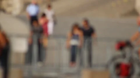 Many people crossing Video stock 41684119