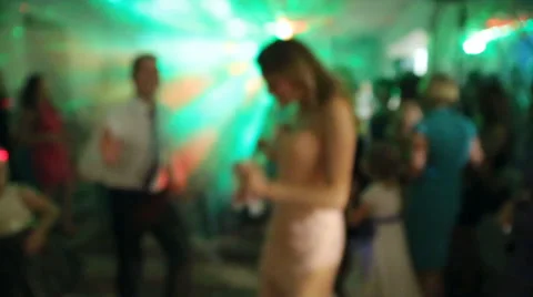 Many people dance Stock Footage 44764833