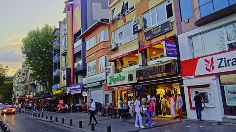 Many people walking on the. Stock Footage 284061722