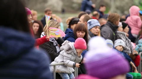 Many people watching presentation Stock Footage 67615657