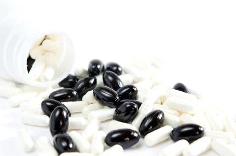 Many pill Foto stock