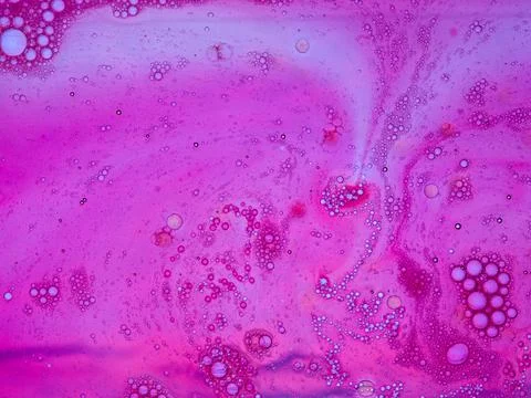 Many pink bubbles Stock Photos