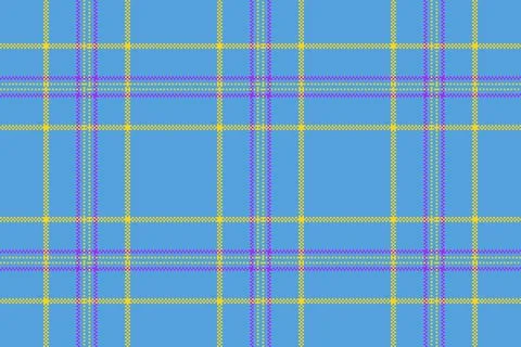 Many plaid vector textile, vibrant pattern texture check. Sky fabric tartan.. Stock Illustration