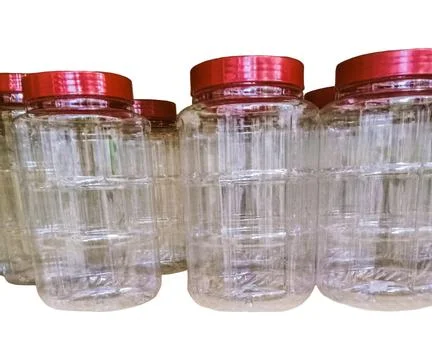 Many plastic containers Stock Photos