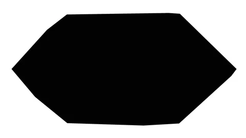 Many Polygonal Shape Masks Morphing Number of Sides Stock Footage 143903210