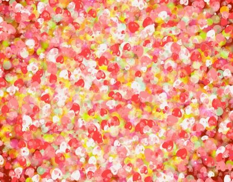 Many red small hearts backgrounds. love texture Stock Illustration