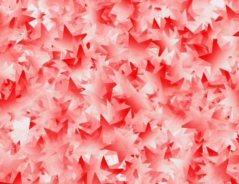 Many red stars backgrounds Illustrazione stock