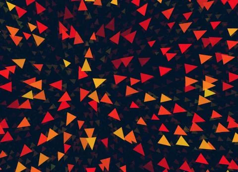 Many red triangle pointer background Stock Illustration