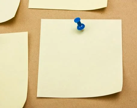 Many reminder notes Stock-Fotos