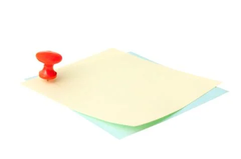 Many reminder notes Foto stock