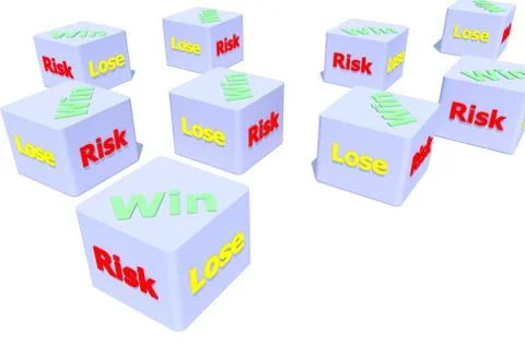 Many risk box Stock Illustration