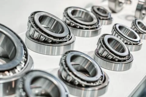 Many rolling bearings. Stock Photos