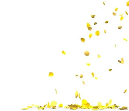Many rose petals fall on the floor Illustrazione stock