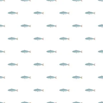 Many sardines creating uniform fish school pattern Illustrazione stock